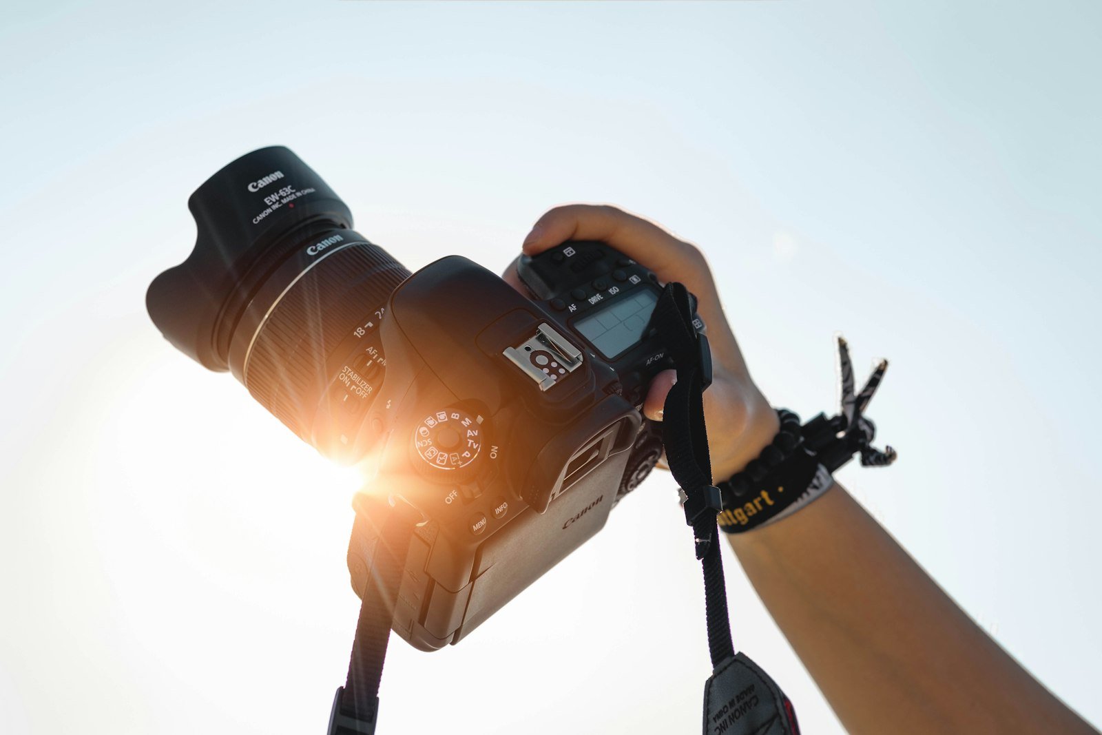 A person holding a camera up to take a picture